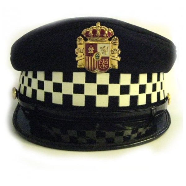 GORRA DE PLATO POLICIA LOCAL TALLAS 48-60
