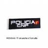 ROTULO BORDADO 11 X 3 CMS - POLICIA CNP