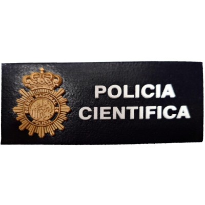 PARCHE PVC OFICIAL POLICIA CIENTIFICA CNP