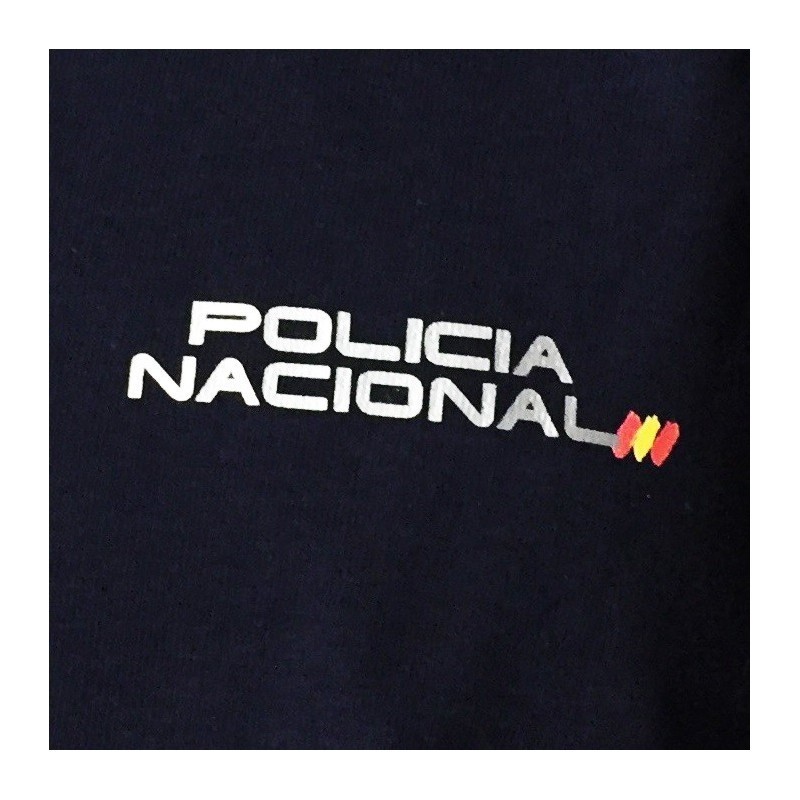 CAMISETA ALGODON POLICIA NACIONAL AZUL MARINO NIÑOS (0, 1, 2, 12-14 AÑOS)