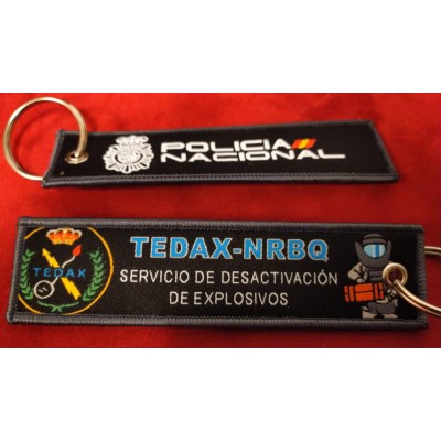 LLAVERO MICRO BORDADO TEDAX-NRBQ