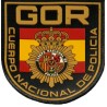 PARCHE BRAZO GRUPO OPERATIVO RESPUESTA POLICIA NACIONAL (GOR)
