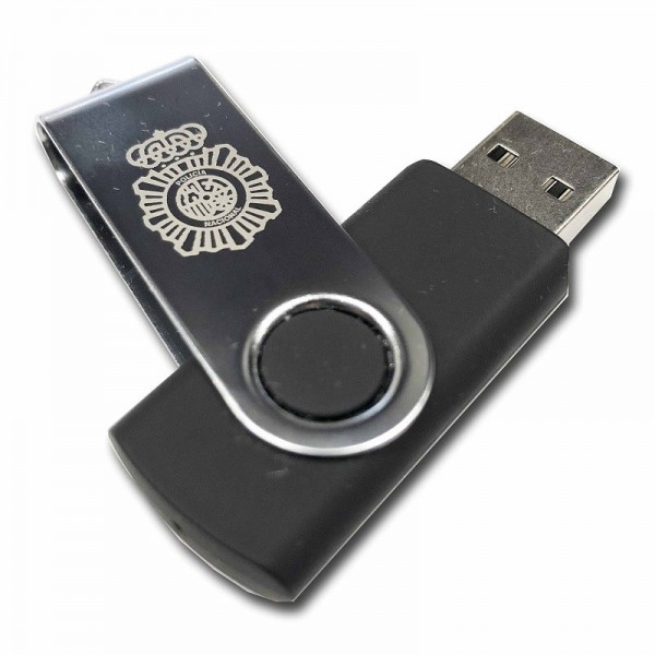 USB PENDRIVE ESCUDO POLICIA NACIONAL 16 GB