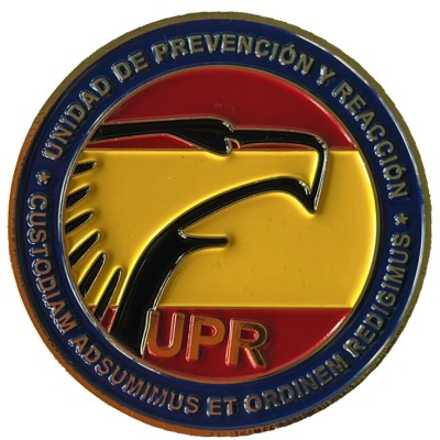 MONEDA DE COLECCION POLICIA NACIONAL UPR