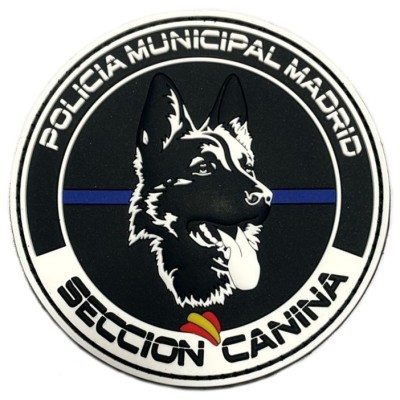 PARCHE POLICIA MUNICIPAL MADRID SECCION CANINA